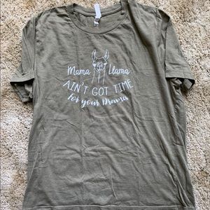 Llama drama shirt
